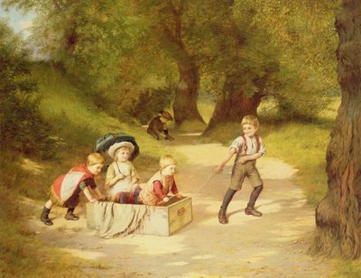 Het Speelgoedwagentje door Harry Brooker