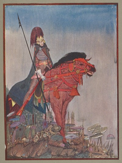Baron Frederick Von Metzengerstein door Harry Clarke