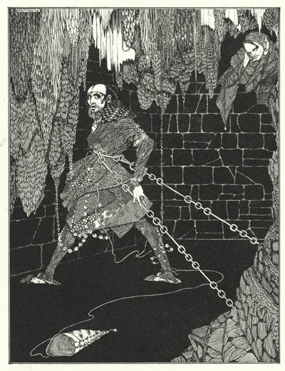 Edgar Allan Poe: Het vat Amontillado door Harry Clarke