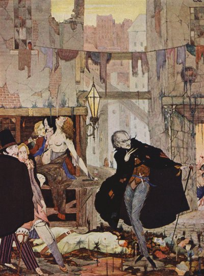 Edgar Allan Poe: De man van de menigte door Harry Clarke