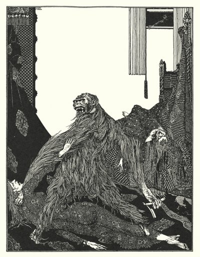 Edgar Allan Poe: De moorden in de Rue Morgue door Harry Clarke