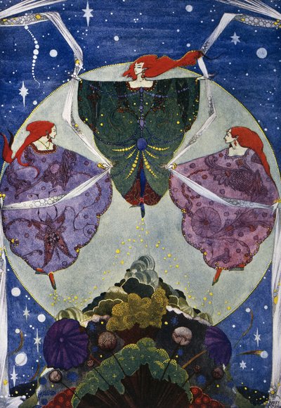 Elfenheuvel, sprookje door Hans Christian Andersen (1805-1875), illustratie door Harry Clarke (1890-1931) door Harry Clarke