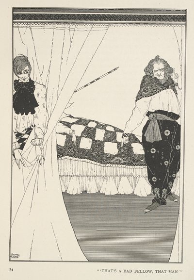 Grote Claus en Kleine Claus. Dat is een slechte kerel, die man. door Harry Clarke