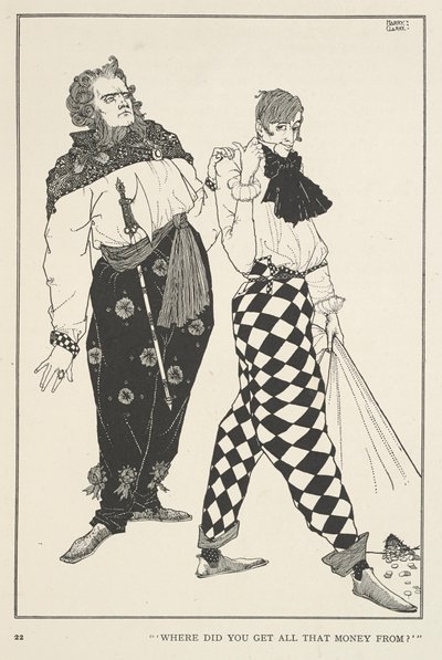 Grote Claus en Kleine Claus. Waar heb je al dat geld vandaan? door Harry Clarke