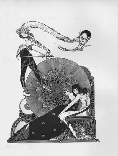 Half-titel van Goethes Faust door Harry Clarke