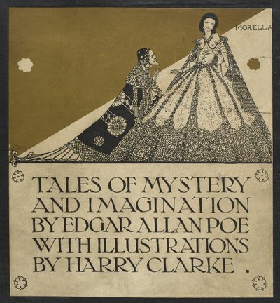 Geïllustreerde voorkant. door Harry Clarke