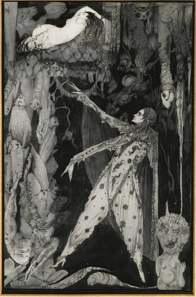 Illustratie bij Goethes Faust, 1924-1925 door Harry Clarke