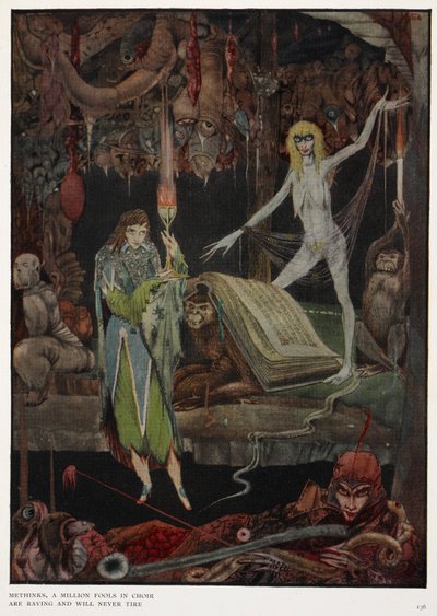 Ik denk, een miljoen dwazen in koor, razend en zullen nooit moe worden door Harry Clarke