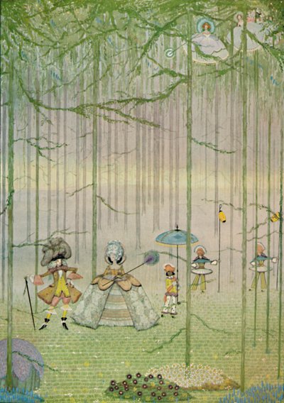 Riquet met de Kuif. Uit Charles Perraults Sprookjes door Harry Clarke