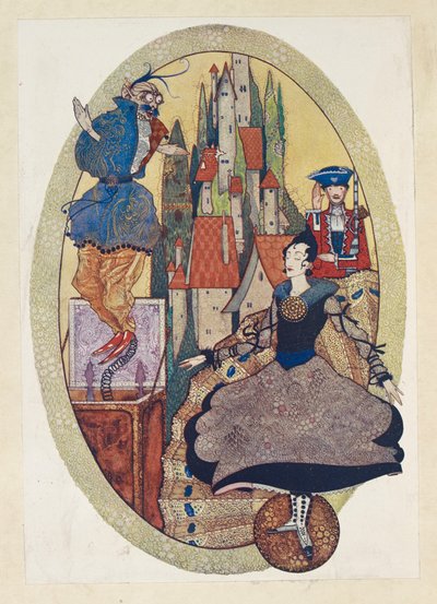 De dappere tinnen soldaat. "Tinnen soldaat!" zei de kabouter, "Staar niet naar dingen die je niet aangaan". door Harry Clarke