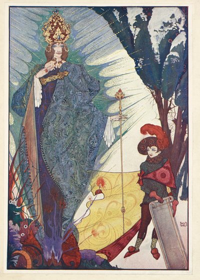 De Sneeuwkoningin. Kay en de Sneeuwkoningin. door Harry Clarke