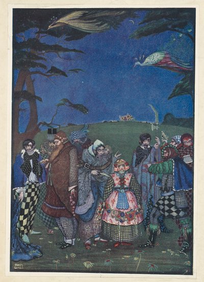 De Sneeuwkoningin. Ze is dik - ze is mooi - ze wordt gevoed met notenkernen! door Harry Clarke