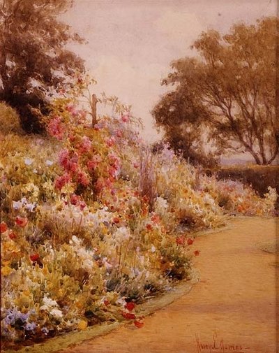 Een zomerborder door Harry E. James