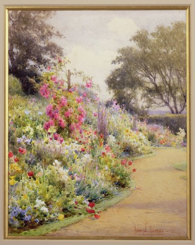 Een kruidachtige border door Harry E. James