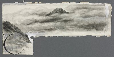 Landschap met Mist door Harry Fenn