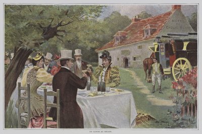 Een lunch bij het wegrestaurant door Harry Finney
