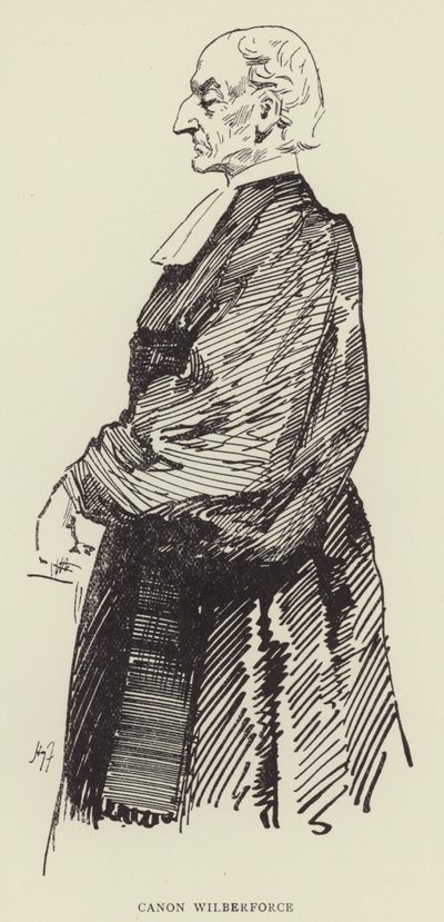Canon Wilberforce door Harry Furniss