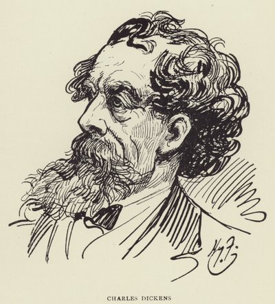 Charles Dickens door Harry Furniss