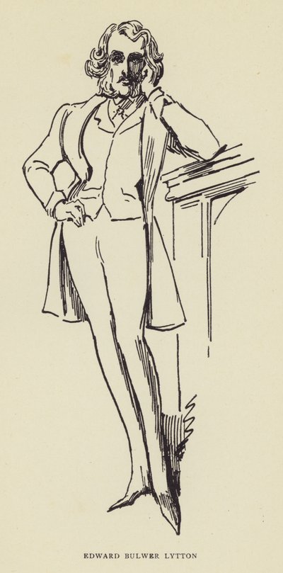 Edward Bulwer Lytton door Harry Furniss