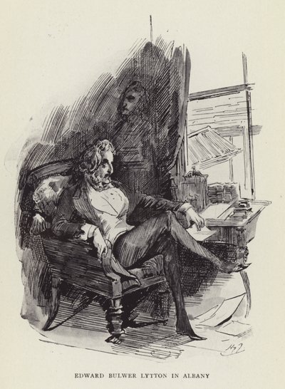 Edward Bulwer Lytton in Albany door Harry Furniss