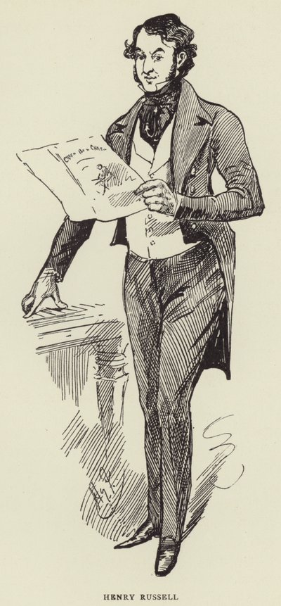 Henry Russell door Harry Furniss