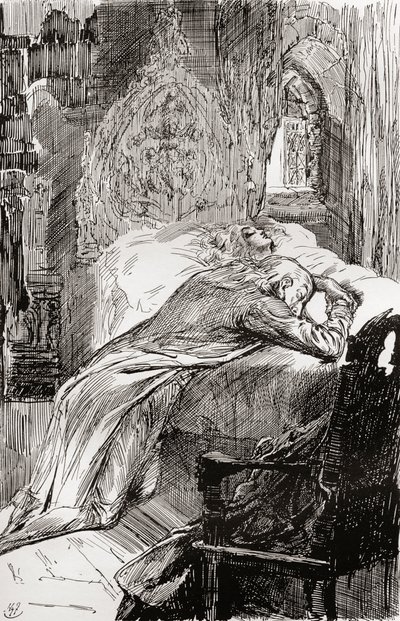 Illustratie voor De Oude Curiositeitenwinkel van Charles Dickens door Harry Furniss