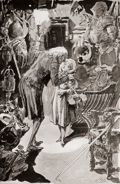 Illustratie voor De Oude Curiositeitenwinkel van Charles Dickens door Harry Furniss