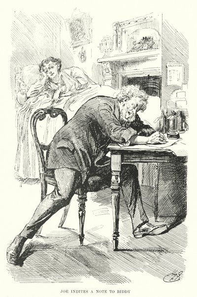 Illustratie voor Great Expectations van Charles Dickens door Harry Furniss