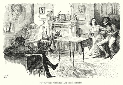 Illustratie voor Great Expectations van Charles Dickens door Harry Furniss