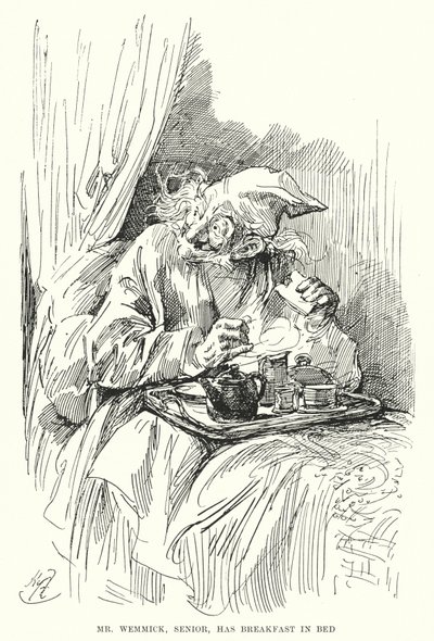 Illustratie voor Great Expectations door Charles Dickens door Harry Furniss