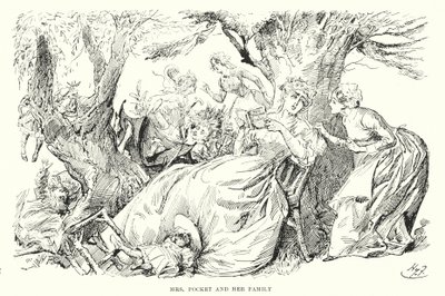 Illustratie voor Great Expectations door Charles Dickens door Harry Furniss