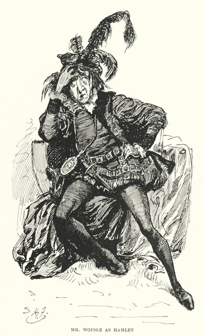 Illustratie voor Great Expectations door Charles Dickens door Harry Furniss