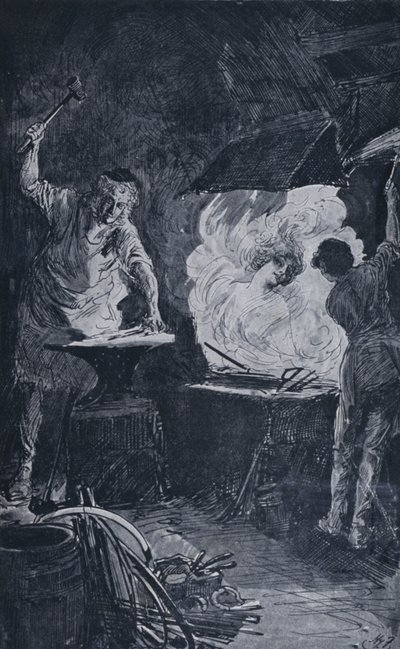 Illustratie voor Great Expectations door Charles Dickens door Harry Furniss