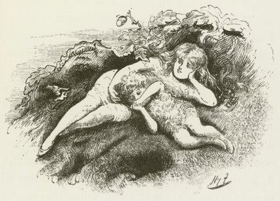Illustratie voor Sylvie en Bruno door Lewis Carroll door Harry Furniss