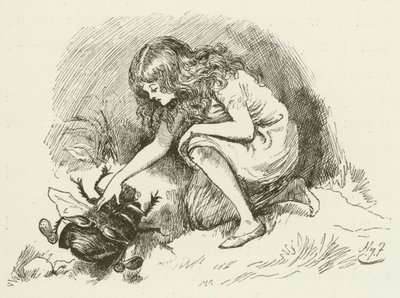 Illustratie voor Sylvie en Bruno door Lewis Carroll door Harry Furniss