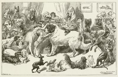 Illustratie voor Sylvie en Bruno door Lewis Carroll door Harry Furniss