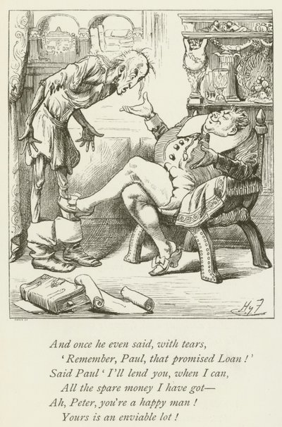 Illustratie voor Sylvie en Bruno door Lewis Carroll door Harry Furniss