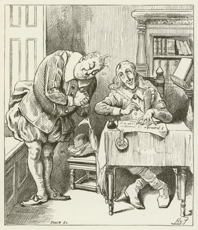Illustratie voor Sylvie en Bruno door Lewis Carroll door Harry Furniss