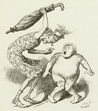 Illustratie voor Sylvie en Bruno door Lewis Carroll door Harry Furniss
