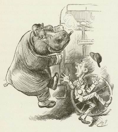 Illustratie voor Sylvie en Bruno door Lewis Carroll door Harry Furniss