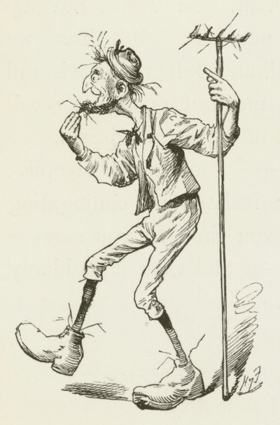 Illustratie voor Sylvie en Bruno door Lewis Carroll door Harry Furniss
