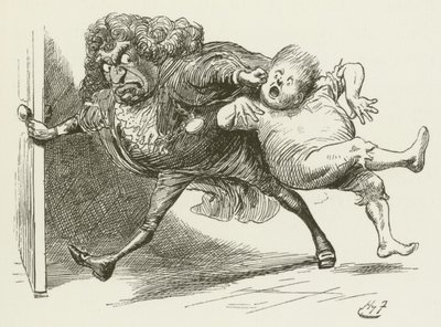 Illustratie voor Sylvie en Bruno door Lewis Carroll door Harry Furniss