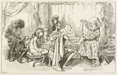 Illustratie voor Sylvie en Bruno door Lewis Carroll door Harry Furniss