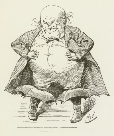 Illustratie voor Sylvie en Bruno door Lewis Carroll door Harry Furniss