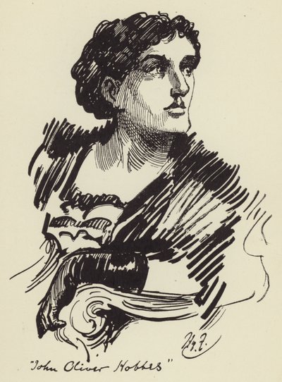 John Oliver Hobbes door Harry Furniss