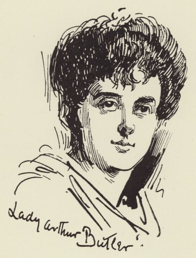 Lady Arthur Butler door Harry Furniss
