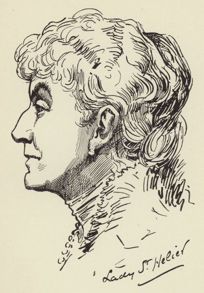 Lady St Helier door Harry Furniss