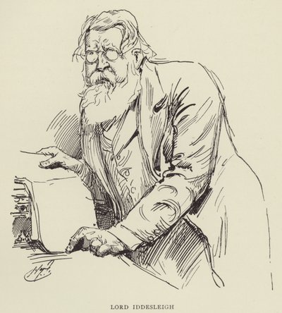 Lord Iddesleigh door Harry Furniss