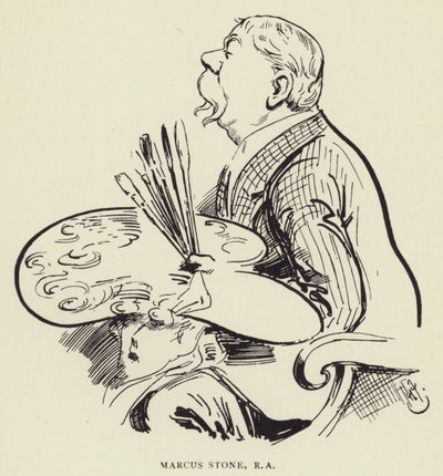 Marcus Stone, RA door Harry Furniss