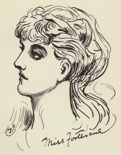 Miss Fortescue door Harry Furniss
